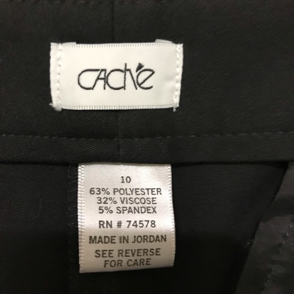 Cache black pants size 10 - Picture 1 of 5